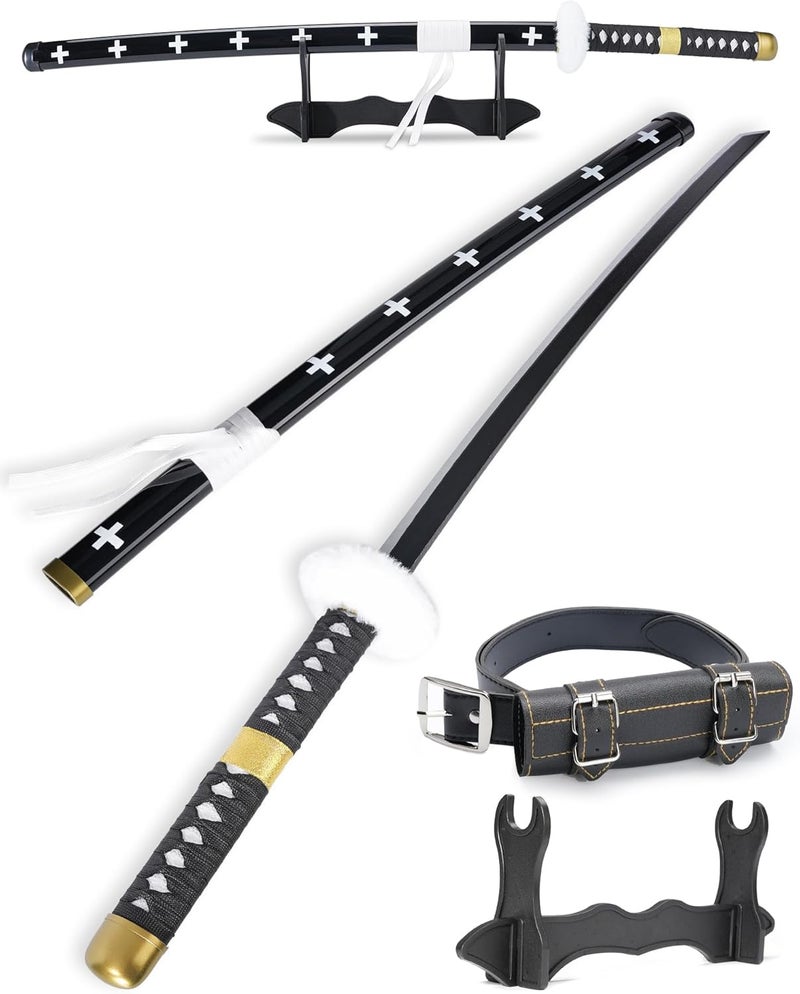 Cold Blade Katana Sword - 41 inches Katana Replica with Holster Belt and Display Stand - Sword with Authentic Design - Image 1